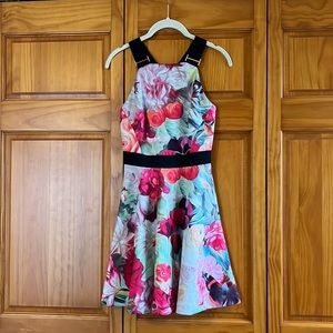 Ted Baker London Floral Mini Dress, Size 0